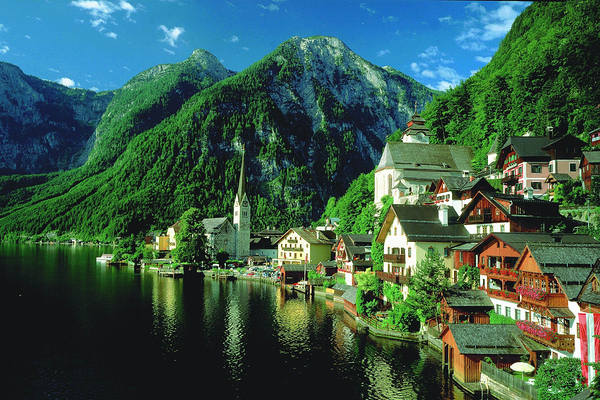 Een dorp in Oostenrijk
